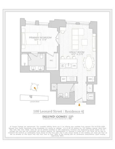 $9,950 | 108 Leonard Street, Unit 4J | TriBeCa