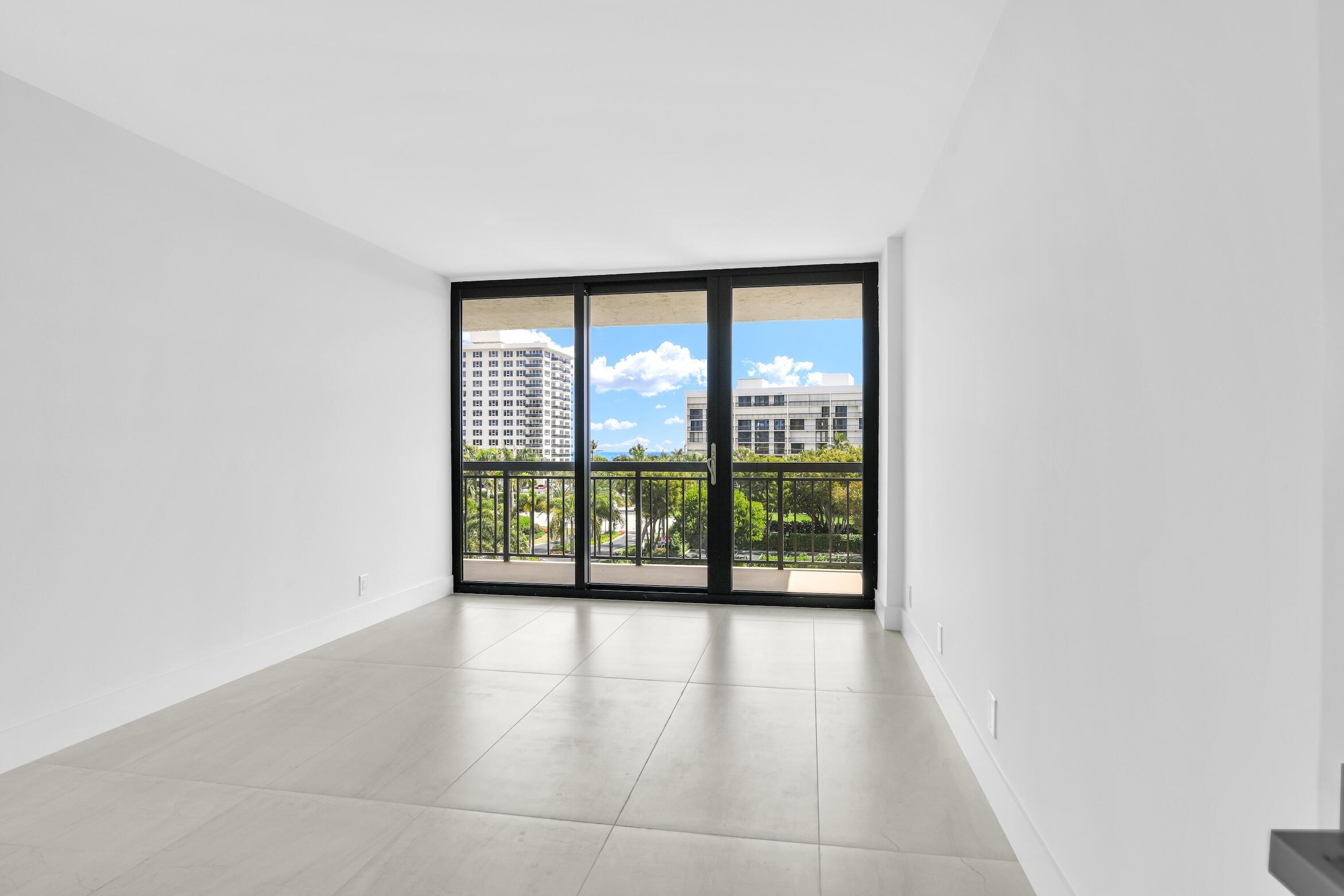 2001 North Ocean Boulevard, Unit 502 Boca Raton, FL 33431 - Photo 32 of 67 a view of an empty room with a window