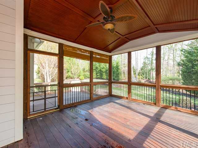 9216 Club Hill Drive Raleigh, NC 27617 - Photo 20 of 25 a view of a balcony with wooden floor