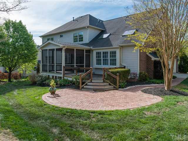 9216 Club Hill Drive Raleigh, NC 27617 - Photo 22 of 25 a view of a house with backyard and sitting area