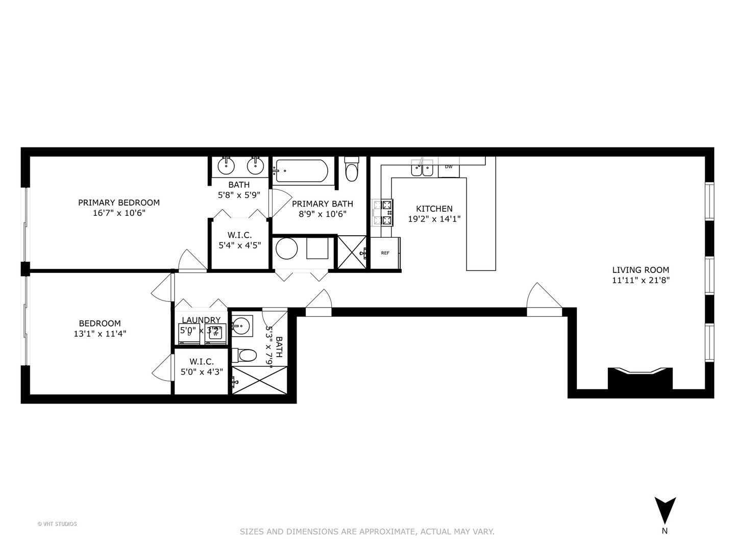 523 North Racine Avenue, Unit 4 Chicago, IL 60642 - Photo 17 of 17 a picture of a wall with a white wall and a white wall
