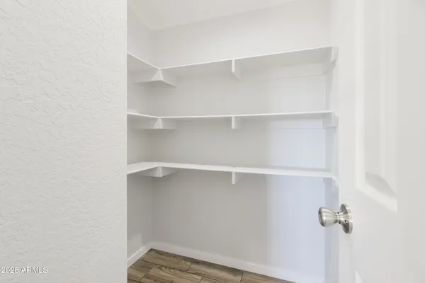a view of a room with shelf