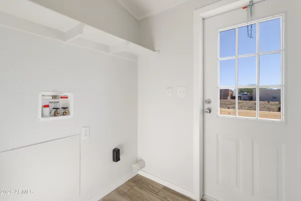 a view of bathroom with window
