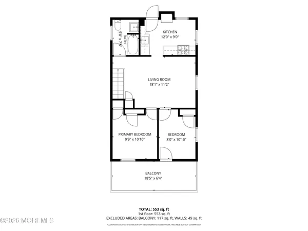 $2,595 | 138 Broadway, Unit 2, Ocean Grove, NJ 07756