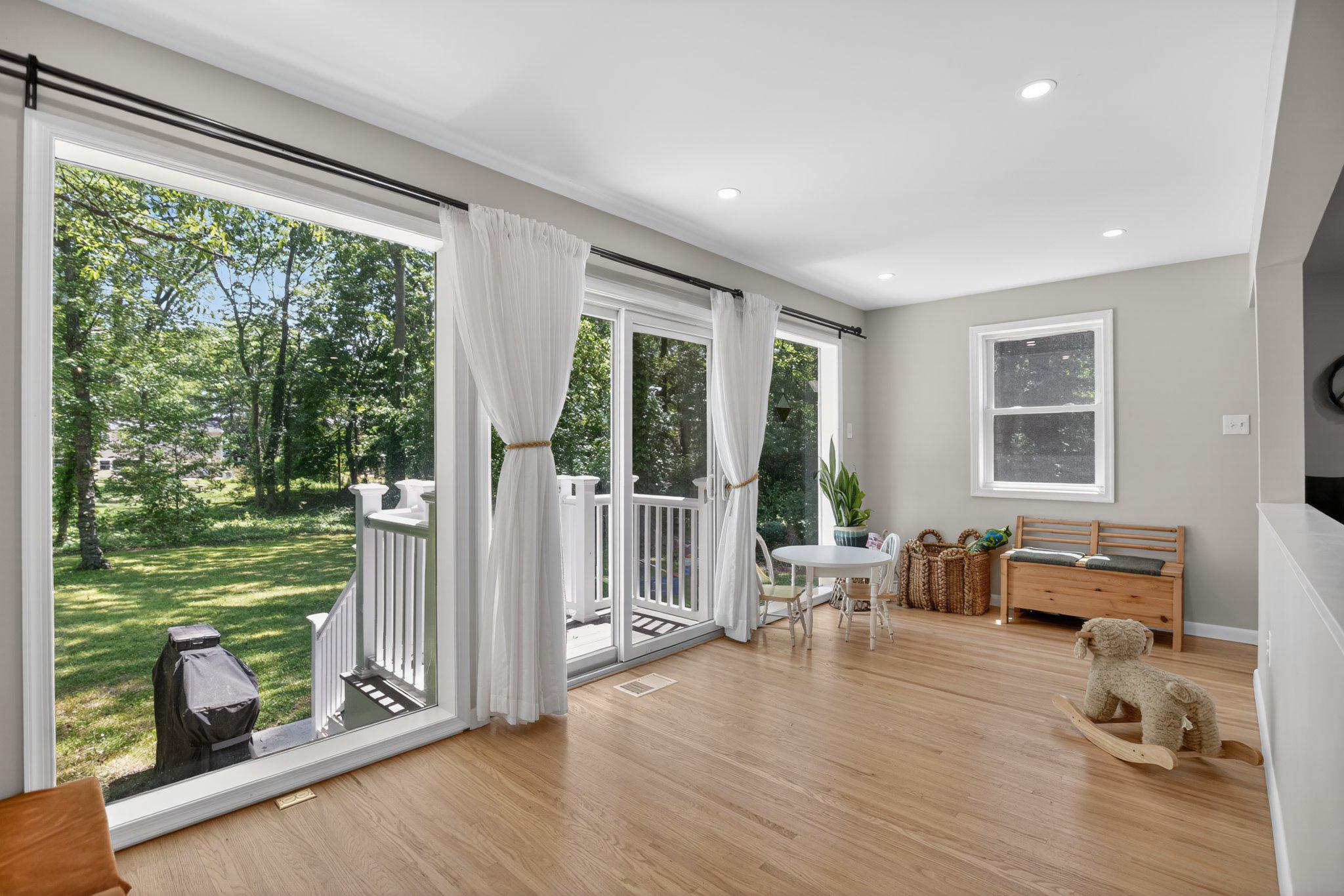 119 Sharrowvale Road Cherry Hill, NJ 08034 - Photo 4 of 36 Panoramic wall with new windows and sliding door