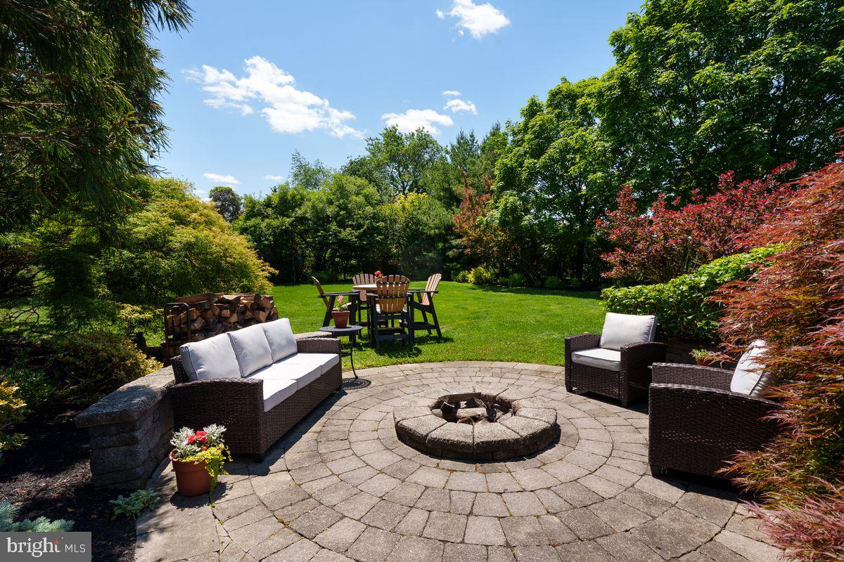 95 Van Zandt Road Skillman, NJ 08558 - Photo 44 of 53 Firepit area and backyard