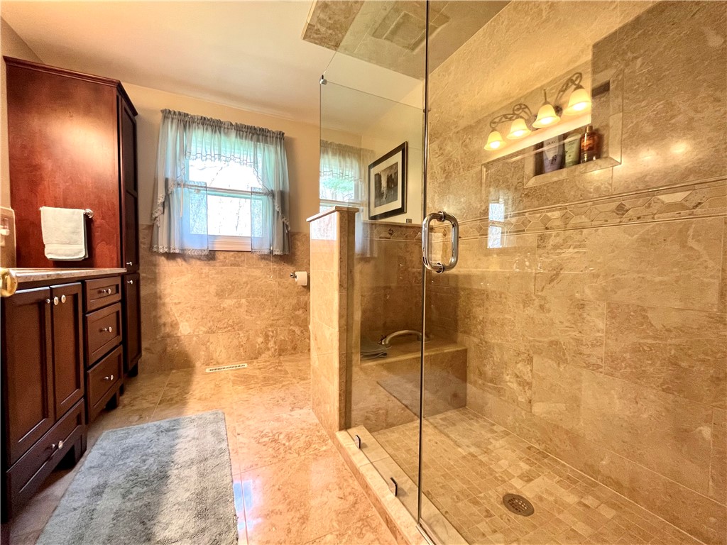 280 Pippin Orchard Road Cranston, RI 02921 - Photo 16 of 39 Marble bath with spa like walk in shower