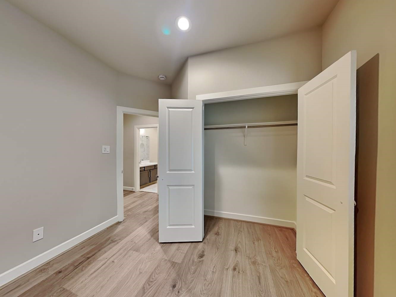 6347 Paddington Bend Drive Houston, TX 77008 - Photo 12 of 14 a view of empty room with wooden floor