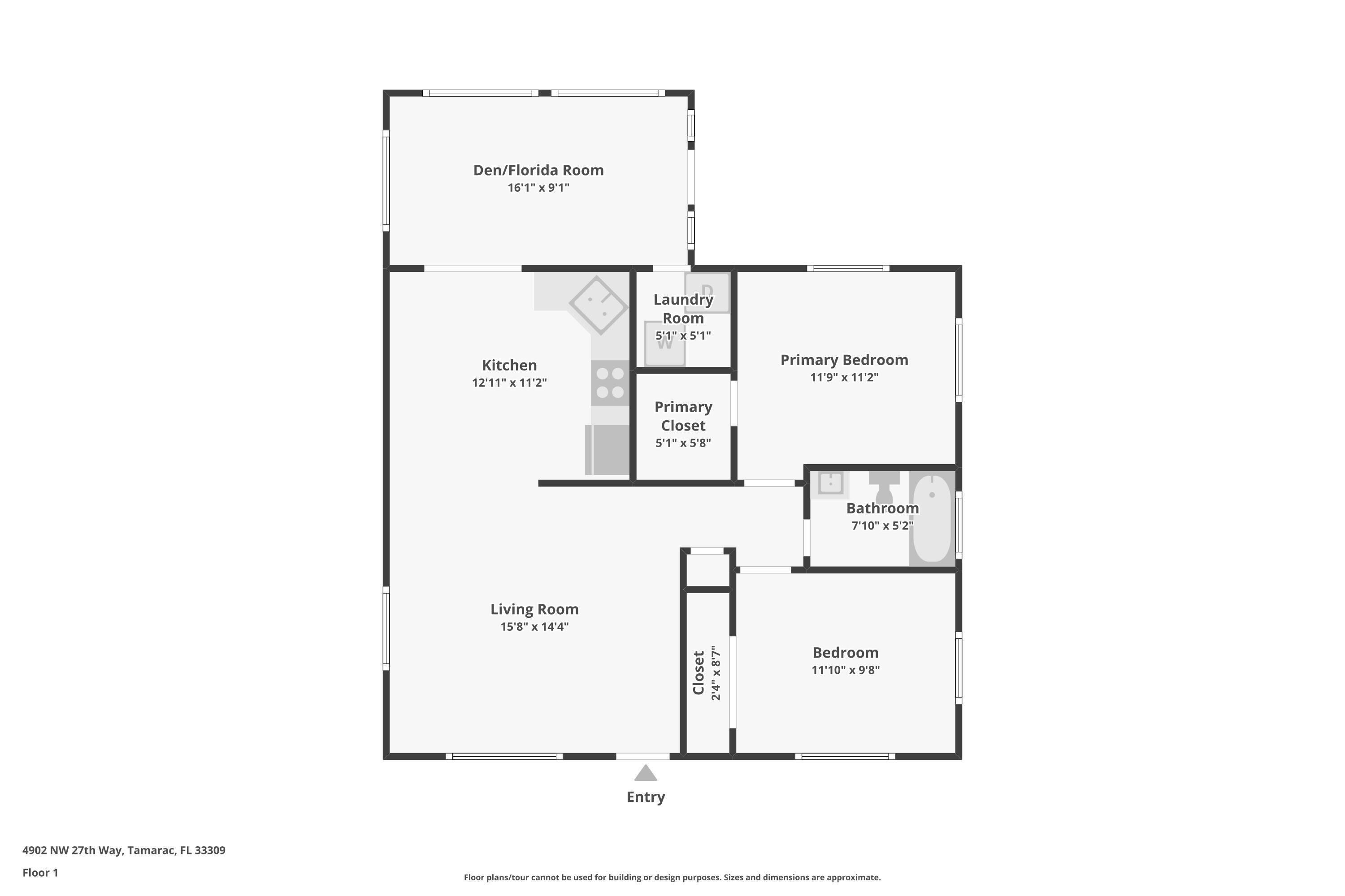 4902 Northwest 27th Way Tamarac, FL 33309 - Photo 41 of 41 1-Floor-1 2