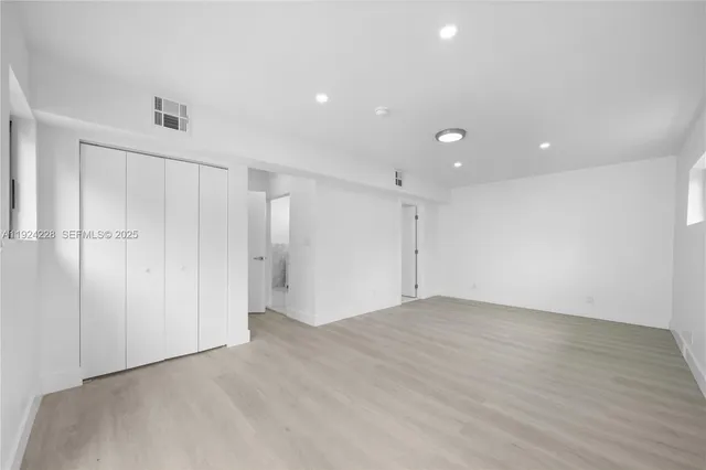 a view of an empty room