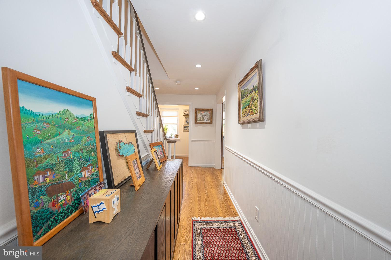 401 North Spring Mill Road Villanova, PA 19085 - Photo 20 of 76 a view of an entryway with wooden floor