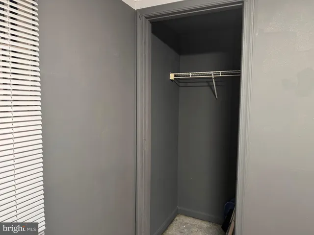 a close view of closet