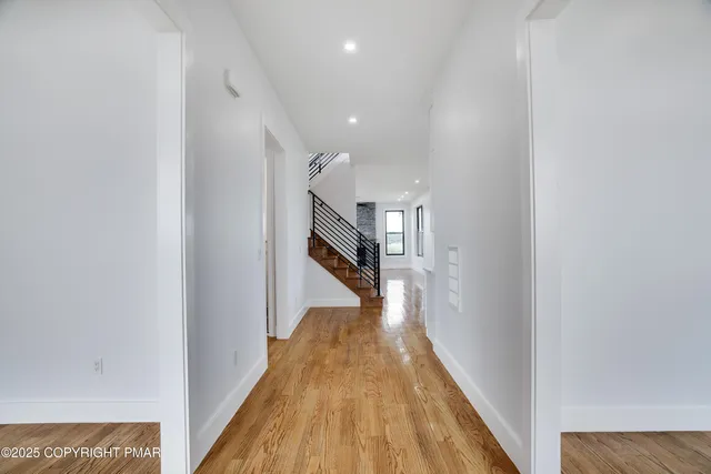 a view of an entryway of a house