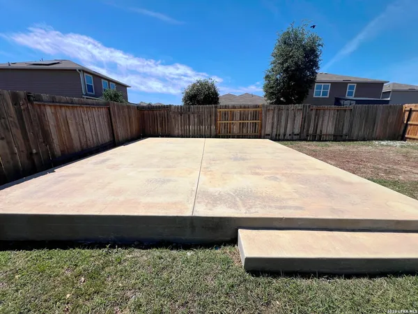 a view of a black gate