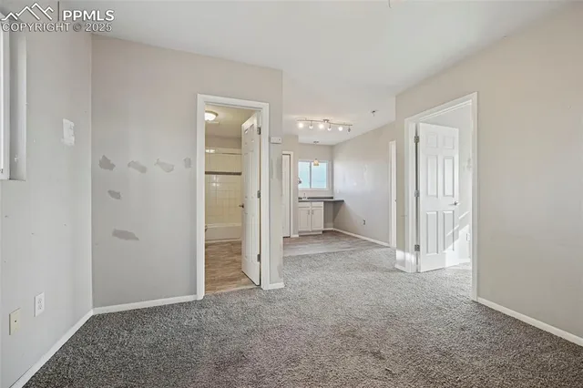 a view of empty room