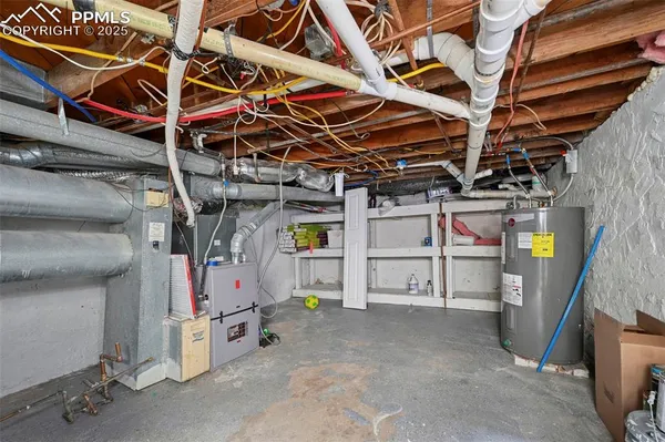 a view of storage and utility room