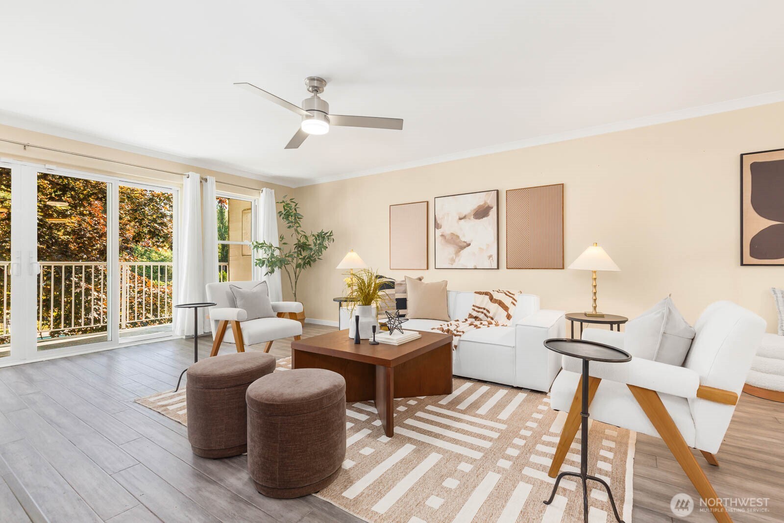 13279 15th Avenue Northeast, Unit B20 Seattle, WA 98125 - Photo 3 of 32 a living room with furniture and a large window