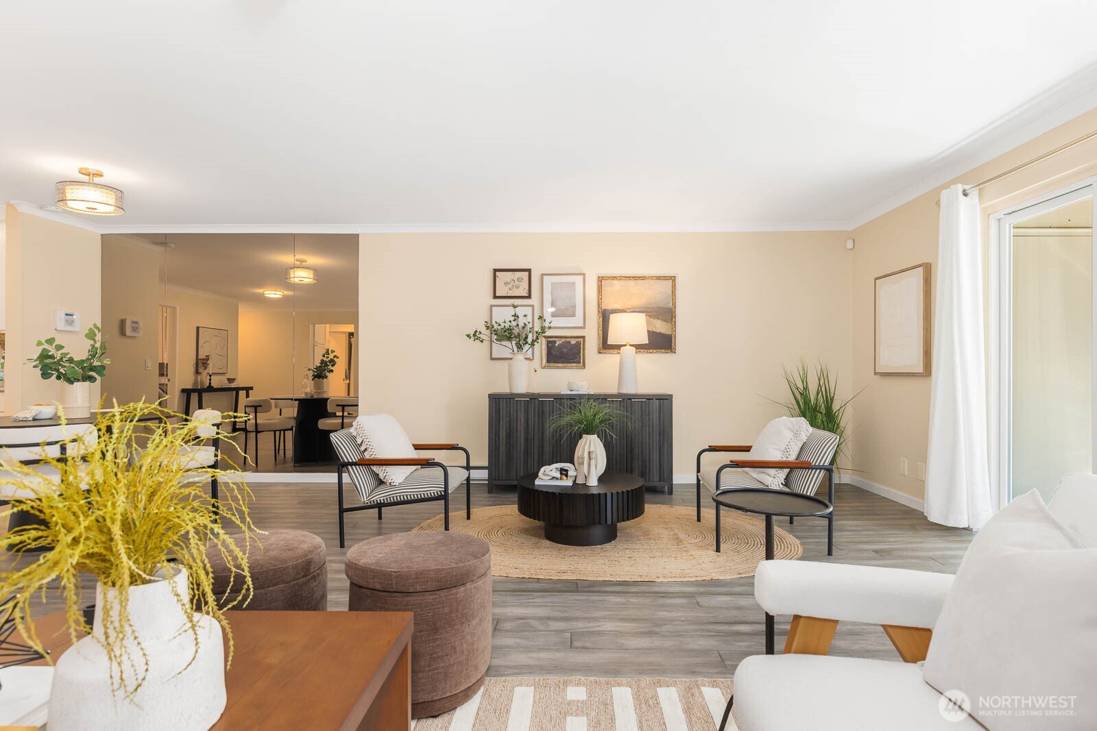 13279 15th Avenue Northeast, Unit B20 Seattle, WA 98125 - Photo 6 of 32 a living room with furniture and wooden floor