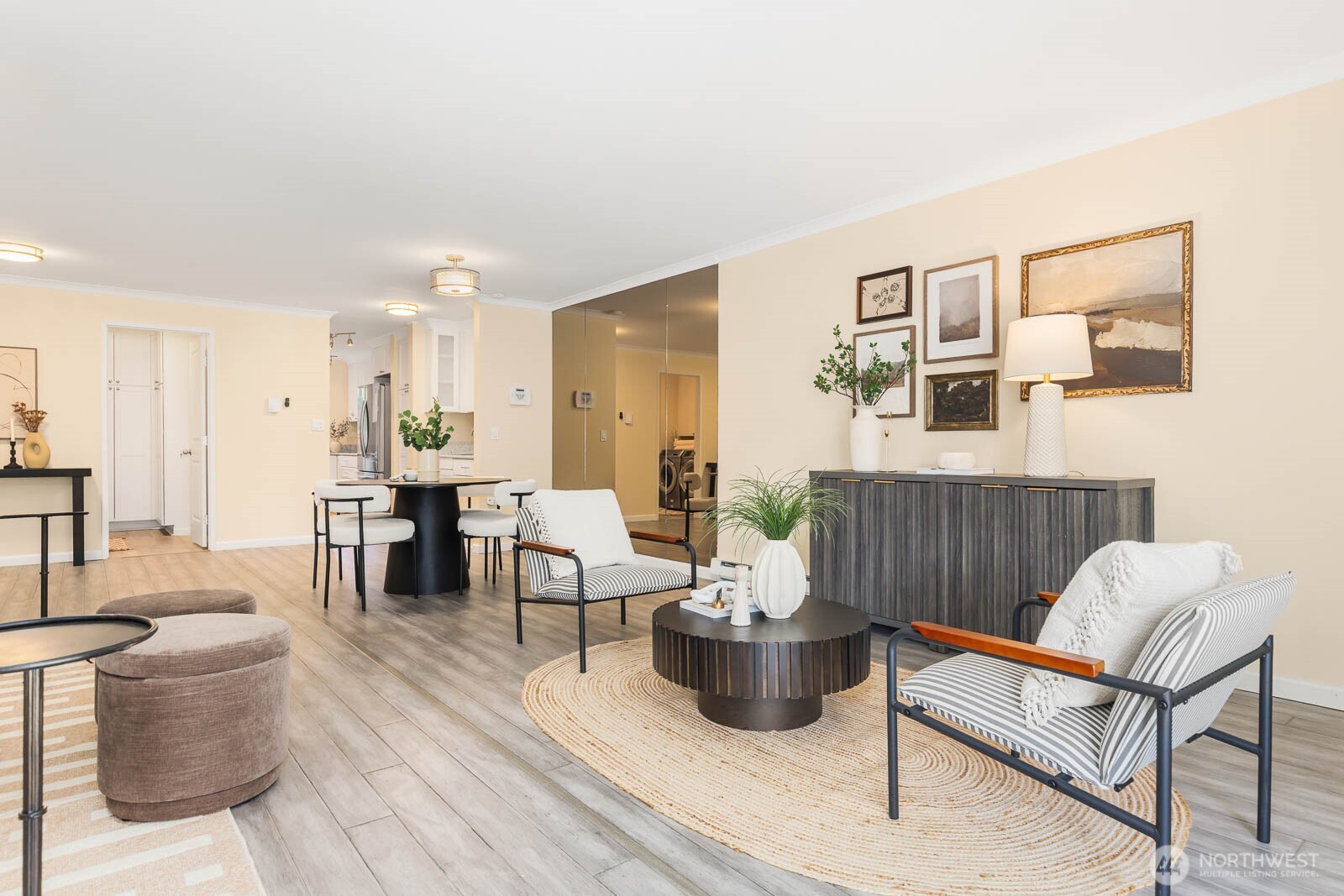 13279 15th Avenue Northeast, Unit B20 Seattle, WA 98125 - Photo 7 of 32 a living room with furniture and wooden floor