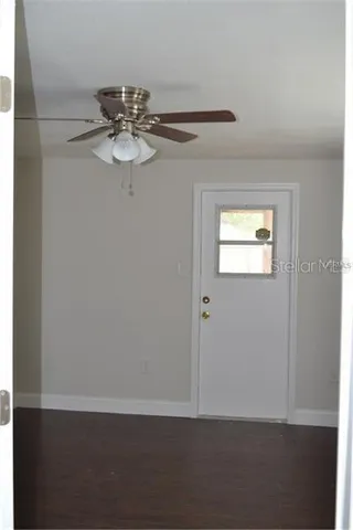 a view of an empty room