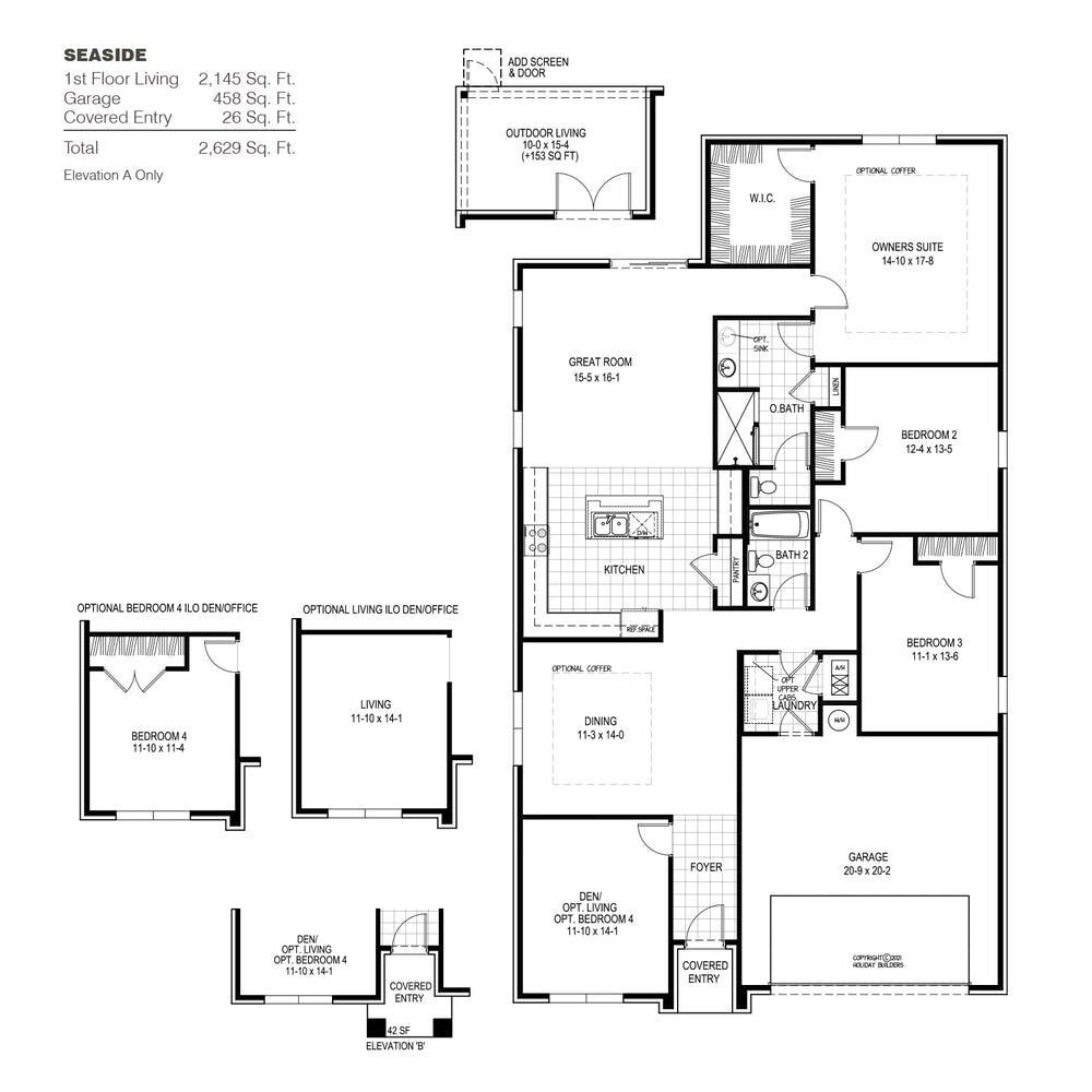 23 Splendor Run Ponce de Leon, FL 32455 - Photo 8 of 8 a picture of a floor plan