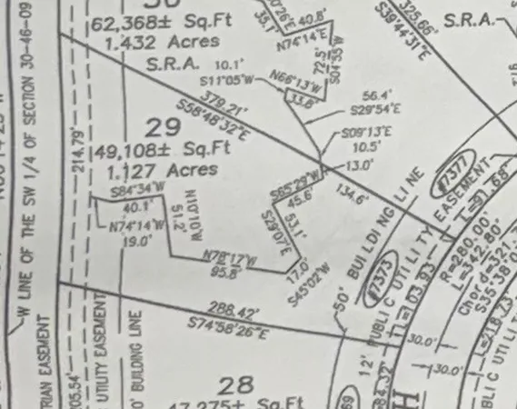 a view of a glass door