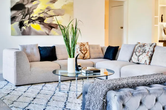 a living room with a couch