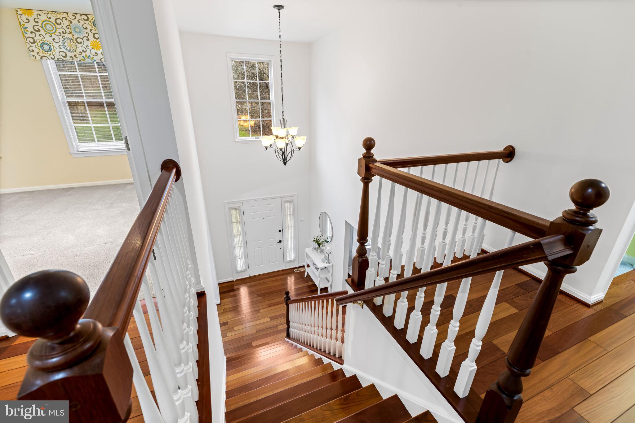 6008 Winter Grain Path Clarksville, MD 21029 - Photo 21 of 53 a view of entryway with wooden floor and stairs