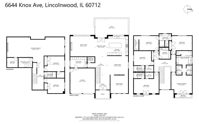 $2,375,000 | 6644 North Knox Avenue, Lincolnwood, IL 60712