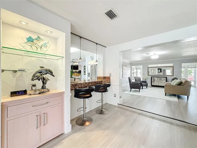 a house view with a sitting space