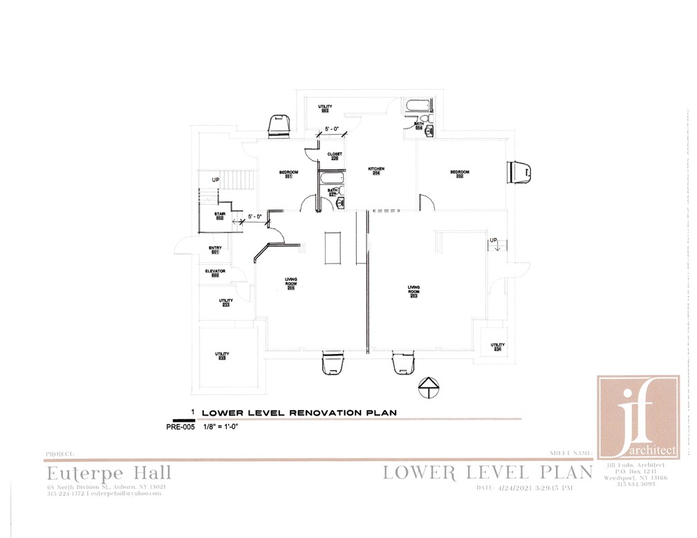 68 North Division Street Auburn, NY 13021 - Photo 33 of 39 Preliminary apartment design