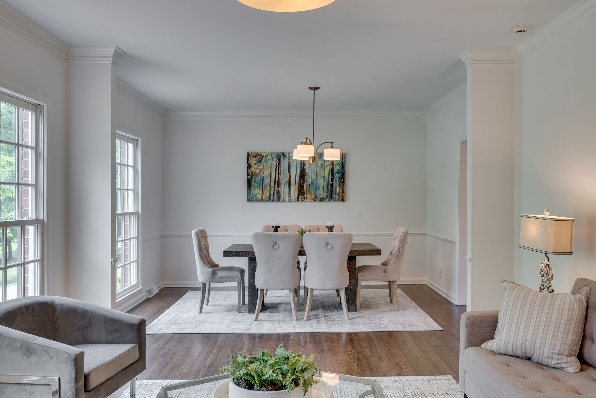 6612 Ellesmere Road Nashville, TN 37205 - Photo 6 of 34 a view of a dining room with furniture window and outside view