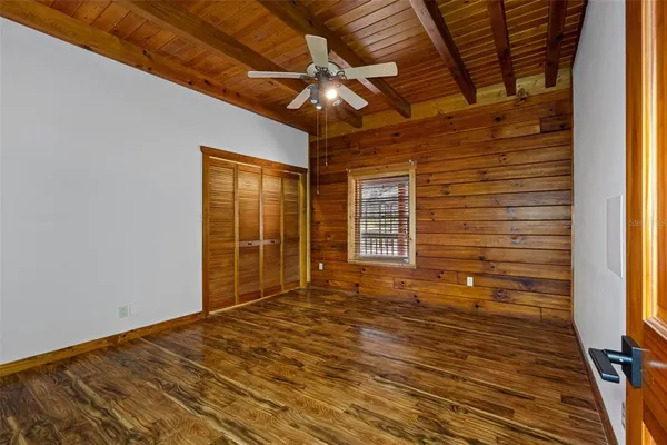 a view of livingroom with furniture and wooden floor