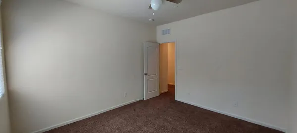 a view of hallway with stairs