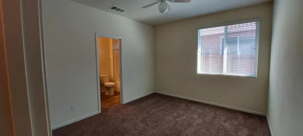 a view of a room with an empty space
