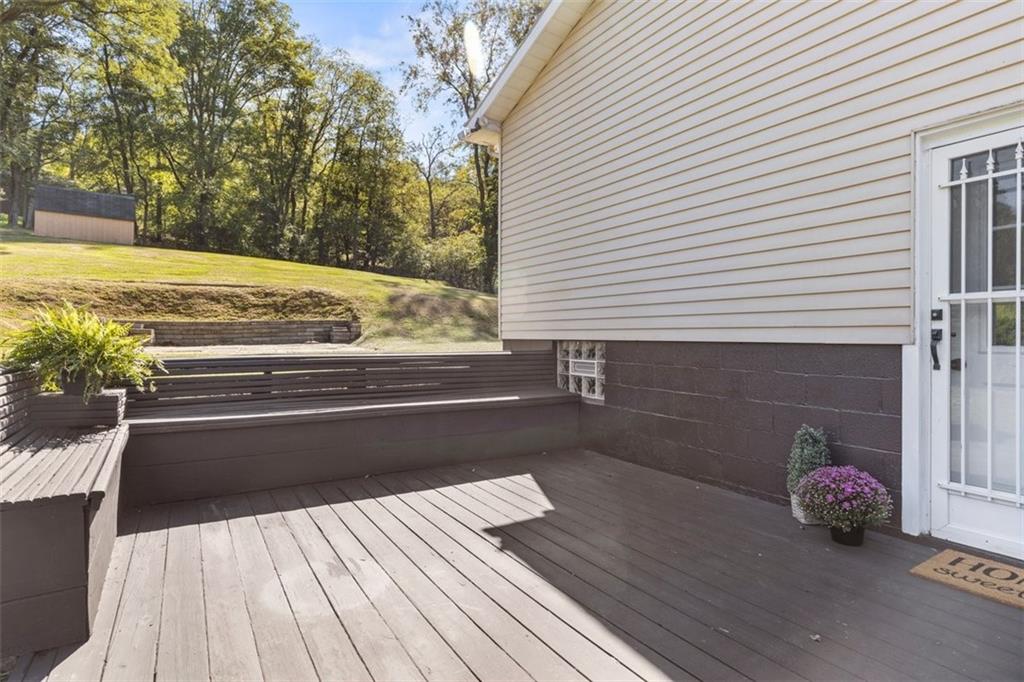 30 Potato Run Road Washington, PA 15301 - Photo 26 of 42 Custom deck directly off side of home