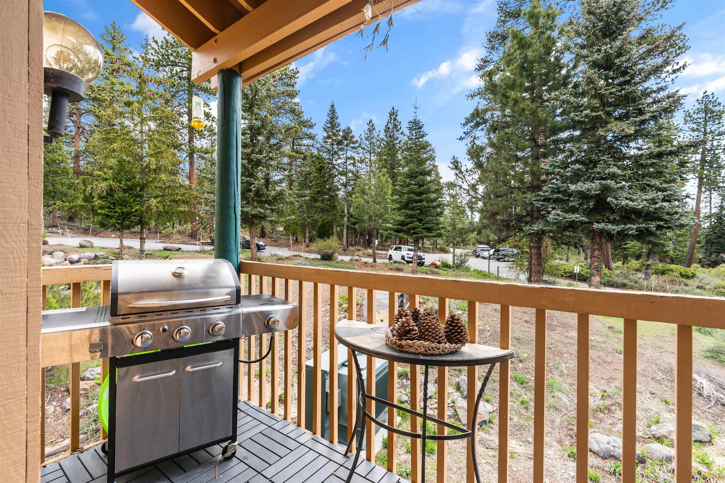 1300 Regency Way, Unit 37 Tahoe Vista, CA 96148 - Photo 13 of 27 a view of a balcony with wooden floor