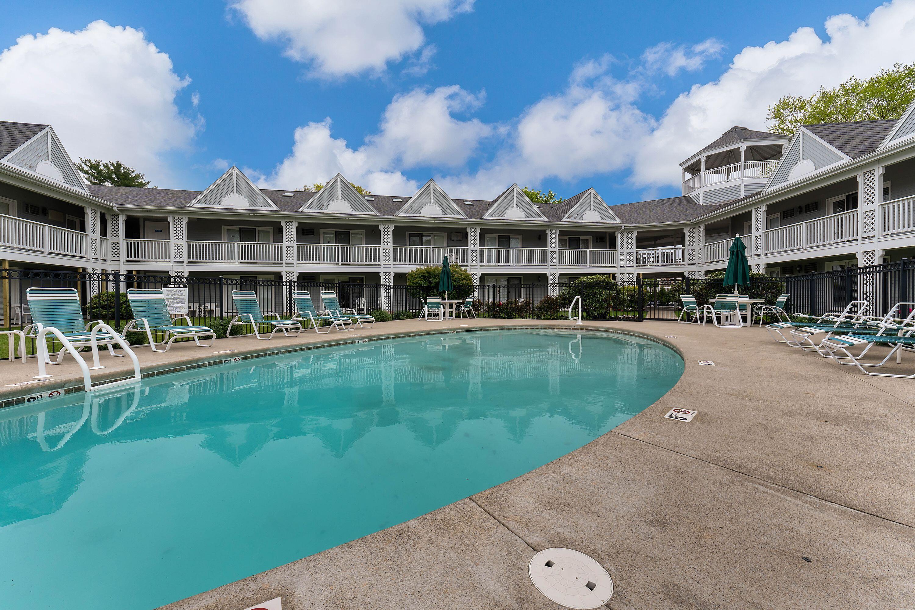 444 Main Street, Unit 110 Ogunquit, ME 03907 - Photo 13 of 19 Sparkling Pool Outside Your Door