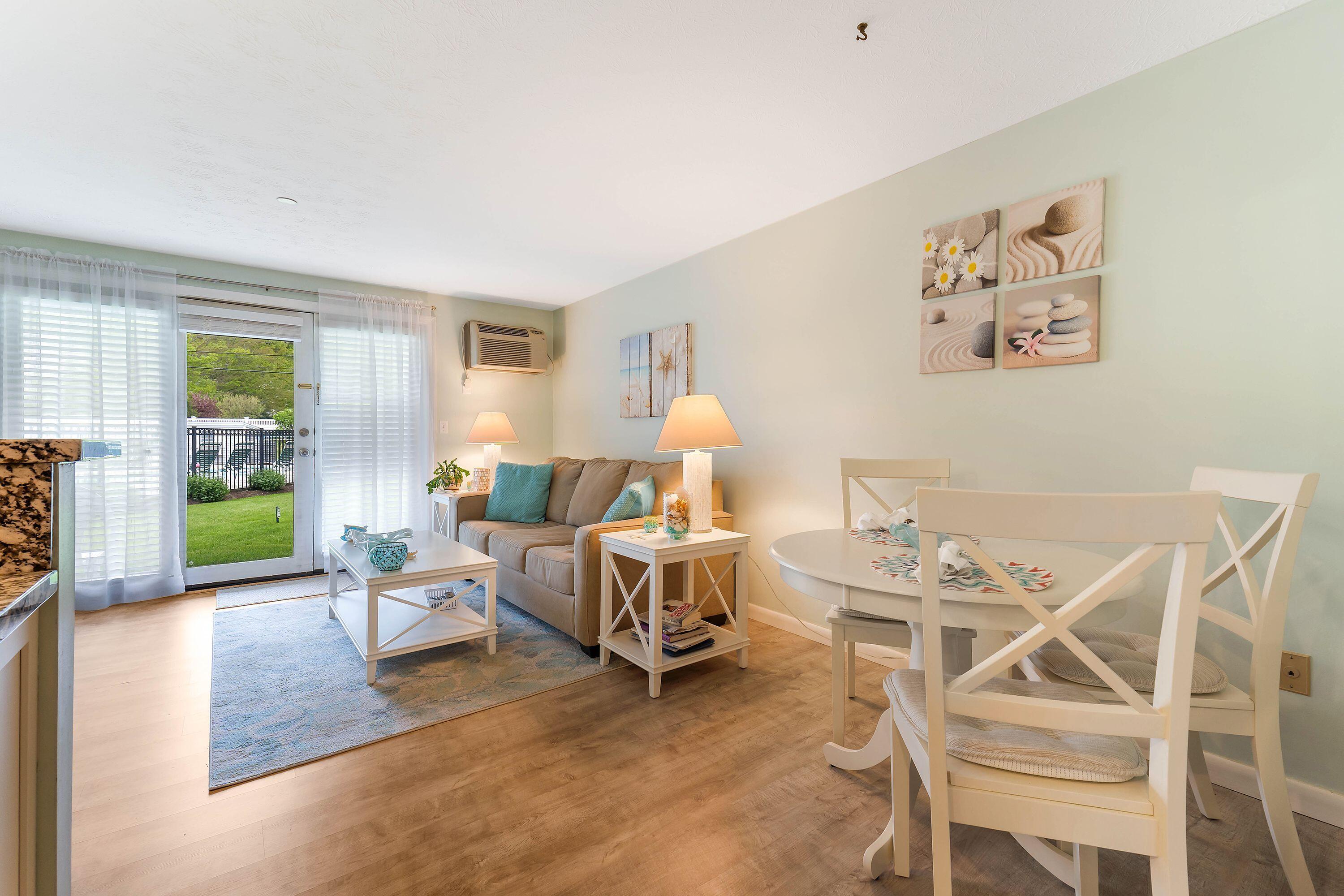 444 Main Street, Unit 110 Ogunquit, ME 03907 - Photo 6 of 19 Light and Bright Living & Dining Space