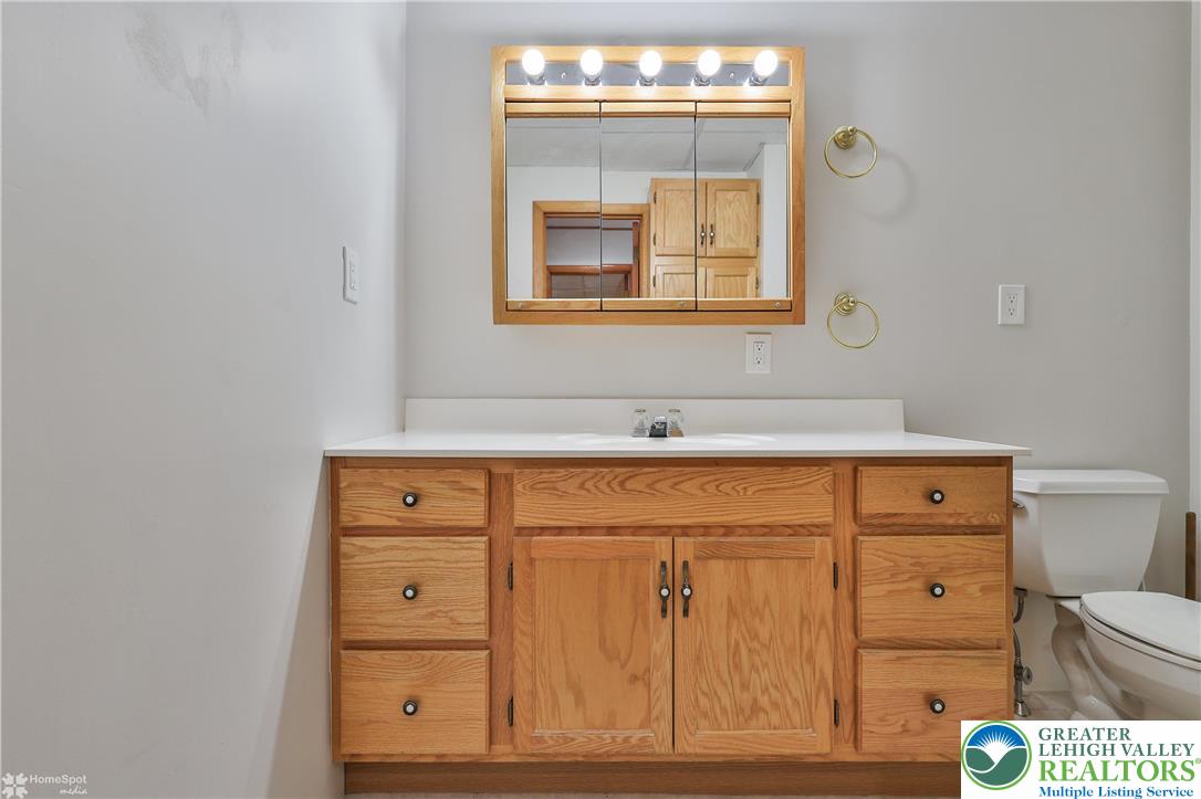 9160 Furnace Road Slatington, PA 18080 - Photo 47 of 52 a bathroom with a sink a vanity and a mirror