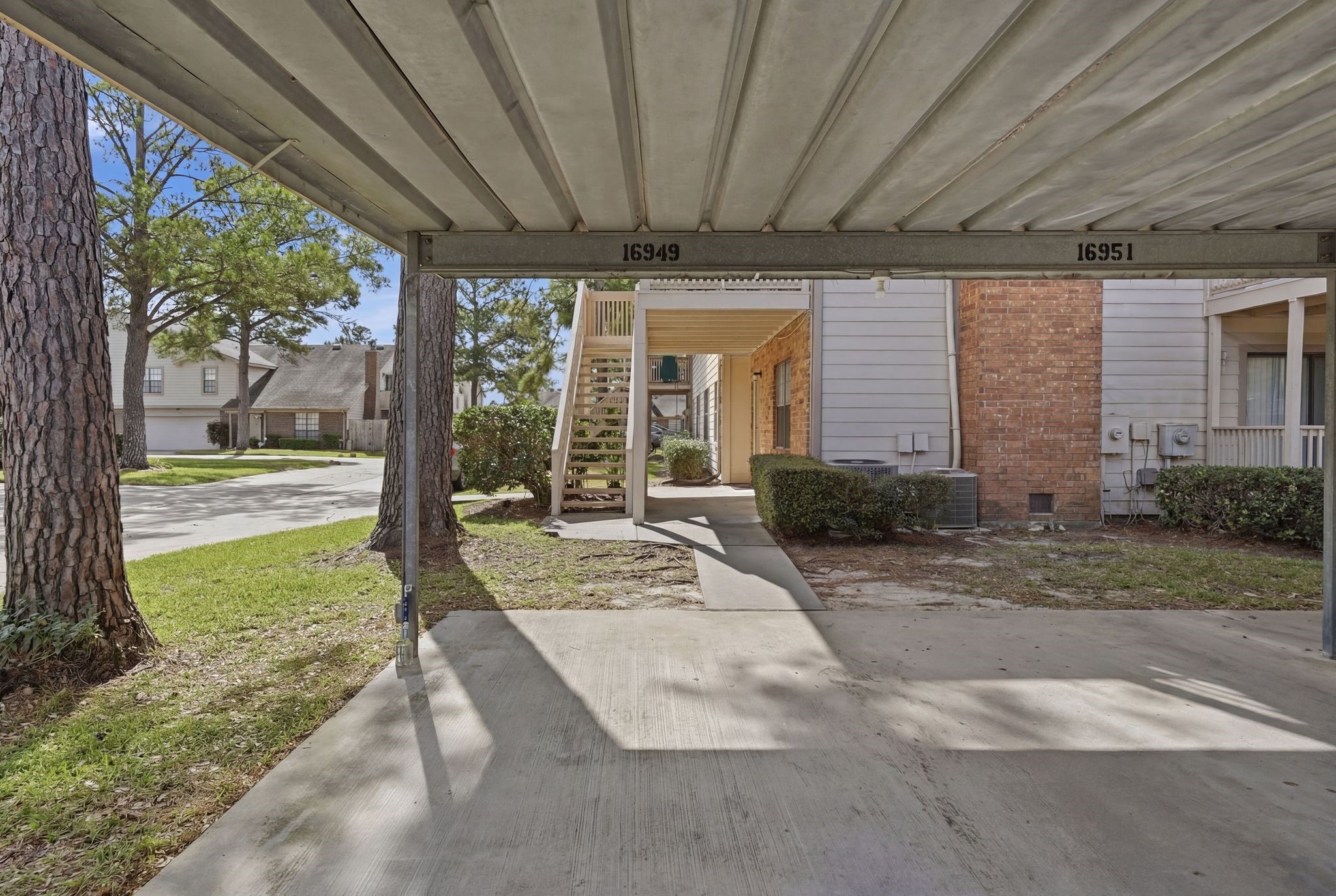 16949 Castleton Farms Road, Unit 44 Spring, TX 77379 - Photo 24 of 30 There is a walkway from your carport to your front door! So Convenient!
