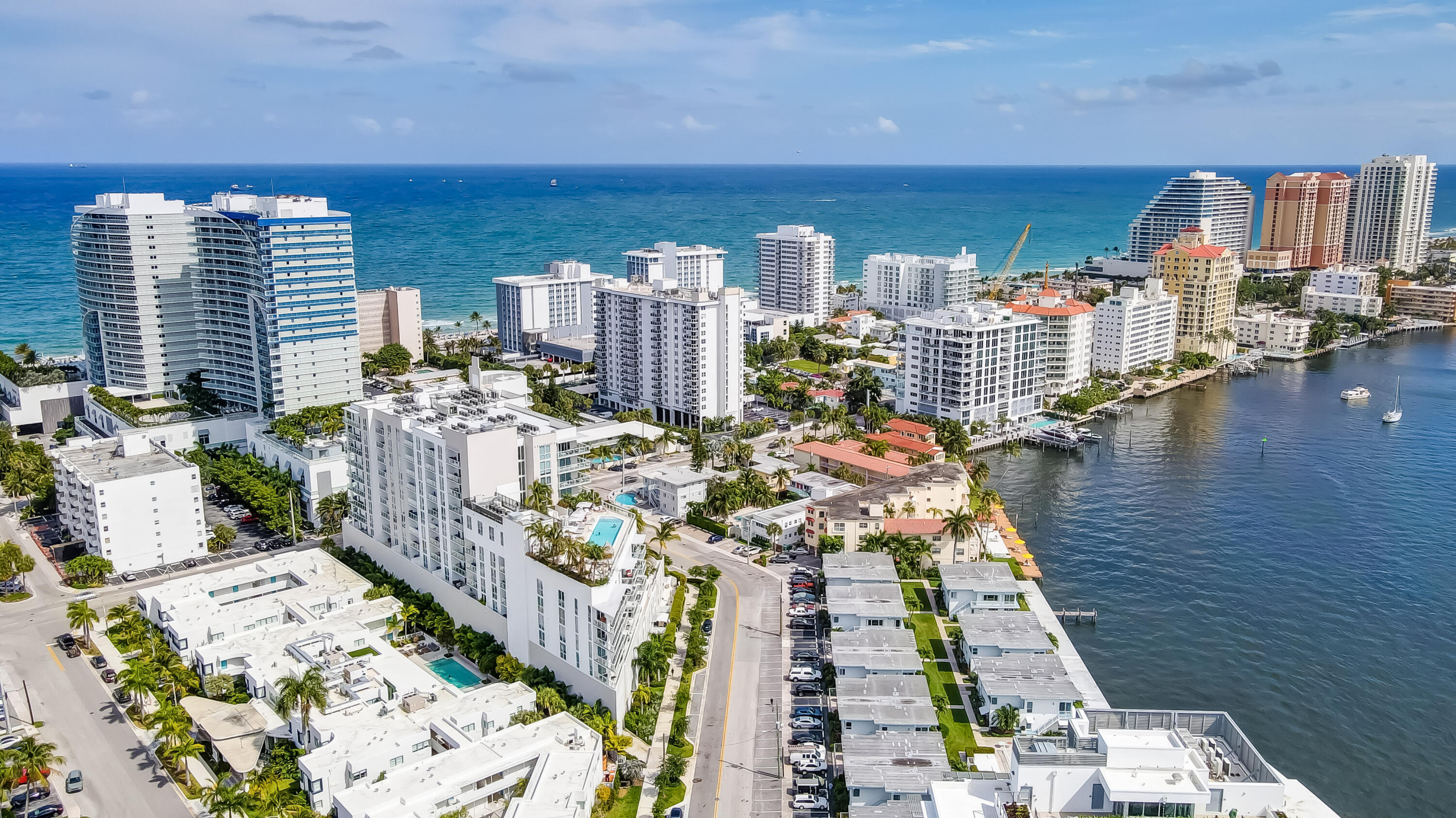 401 North Birch Road, Unit TH3 Fort Lauderdale, FL 33304 - Photo 47 of 49 a view of city from balcony with outdoor seating