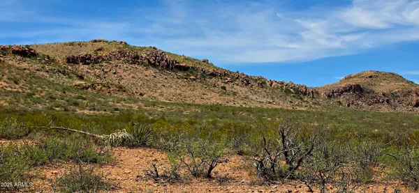 a view of lake and mountain