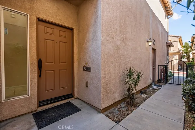 a view of front door