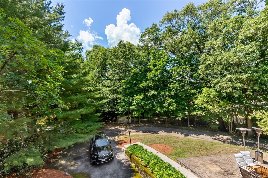 114 South Border Road Medford, MA 02155 - Photo 30 of 36 a view of a lake with a bench under large trees