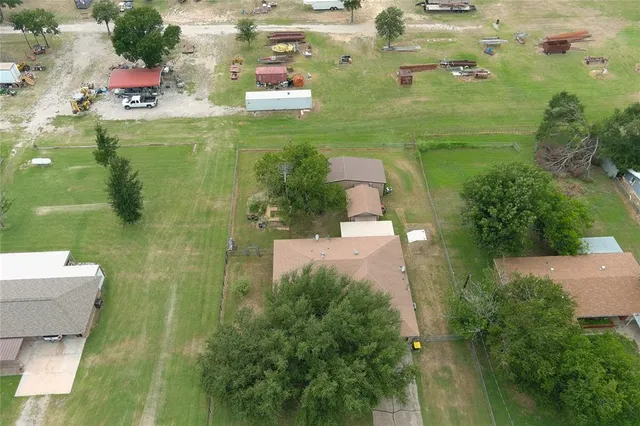 a backyard of a house