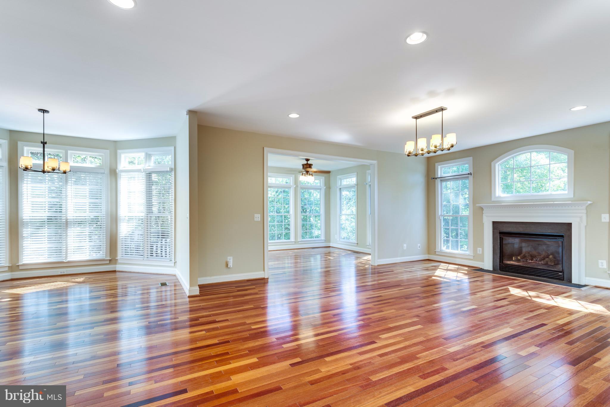 8609 Monacan Court Springfield, VA 22153 - Photo 4 of 25 Living/Dining/Fireplace