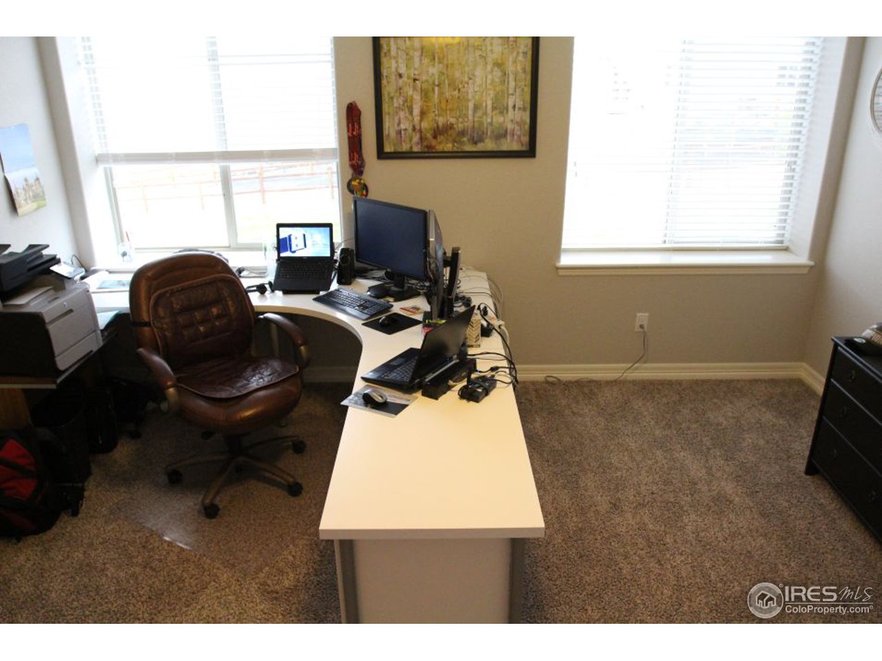 3319 Tranquility Way Berthoud, CO 80513 - Photo 31 of 40 a workspace with furniture and a window