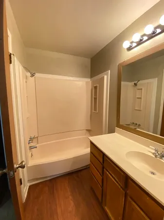 a view of railway station with sitting area