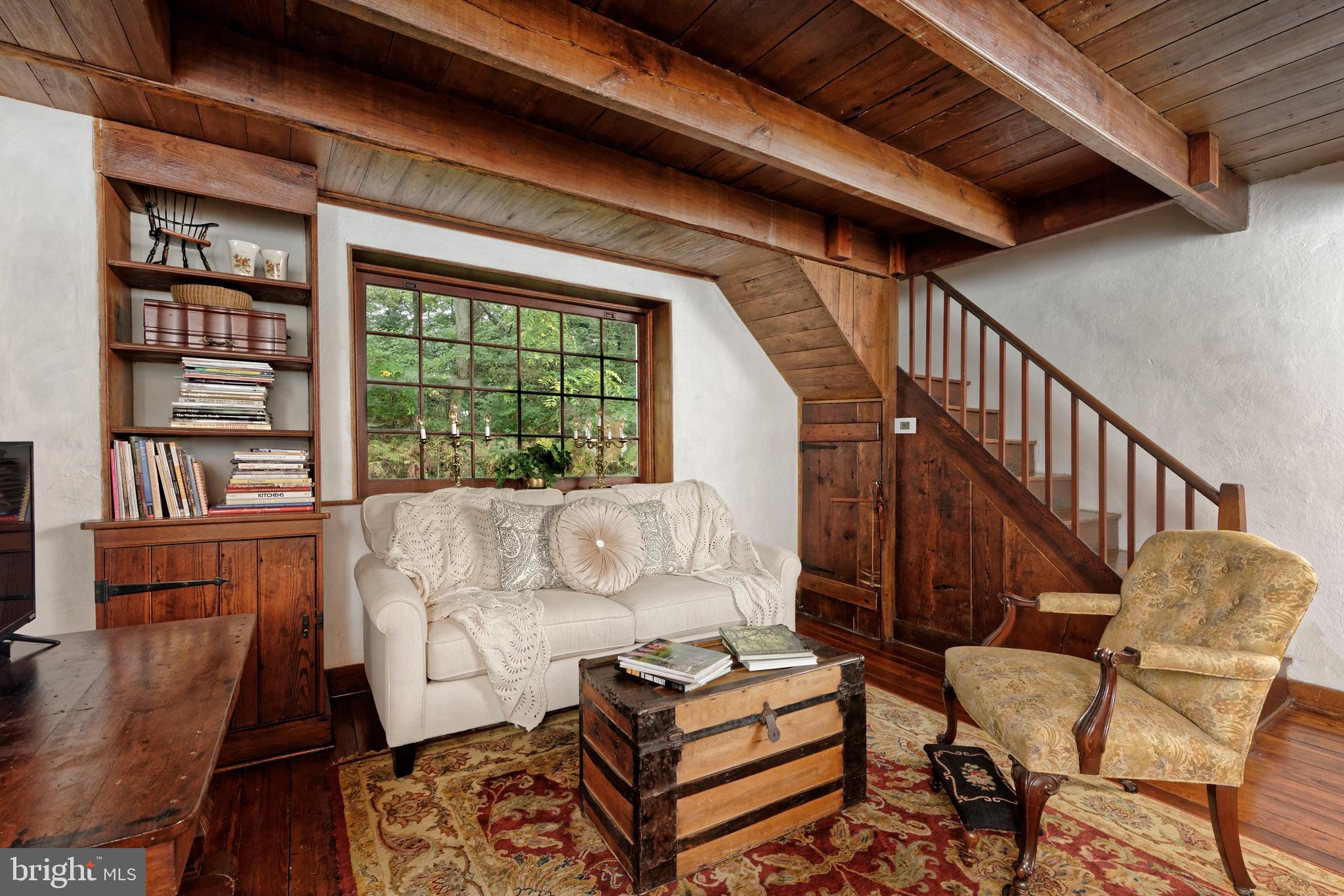 19205 Dunlop Mill Road Leesburg, VA 20175 - Photo 12 of 55 Stairs from living room go up to the bedroom suite